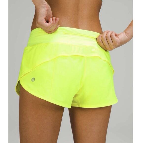 Lululemon Pants - Lululemon Speed Up Shorts Women’s Size 4 Highlight Yellow
